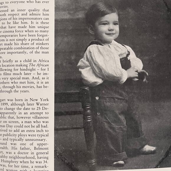 Humphrey Bogart Biography - Book by Alan Frank 1982 - Picture 6 of 8